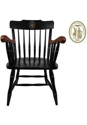 South Carolina Gamecocks Office Captain Gold Circle Logo Desk Chair - Brown