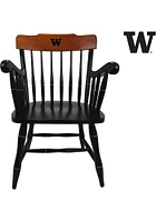 Washington Huskies Office Captain Design Desk Chair - Black