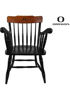 Oregon Ducks Office Captain Desk Chair - Black