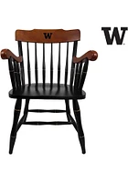 Washington Huskies Office Captain Desk Chair - Brown