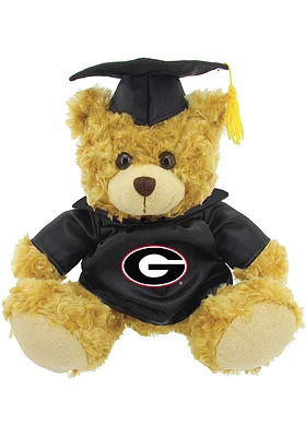 Georgia Bulldogs Jardine  Graduation Bear Plush - Black