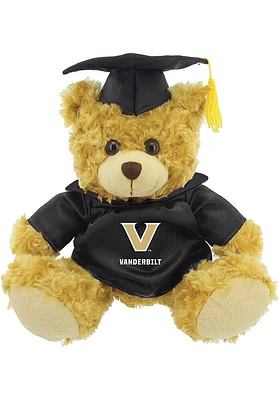 Vanderbilt Commodores Jardine  Graduation Bear Plush - Black