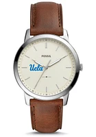 Fossil UCLA Bruins Minimalist Leather Mens Watch