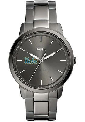 Fossil UCLA Bruins Minimalist Stainless Steel Mens Watch