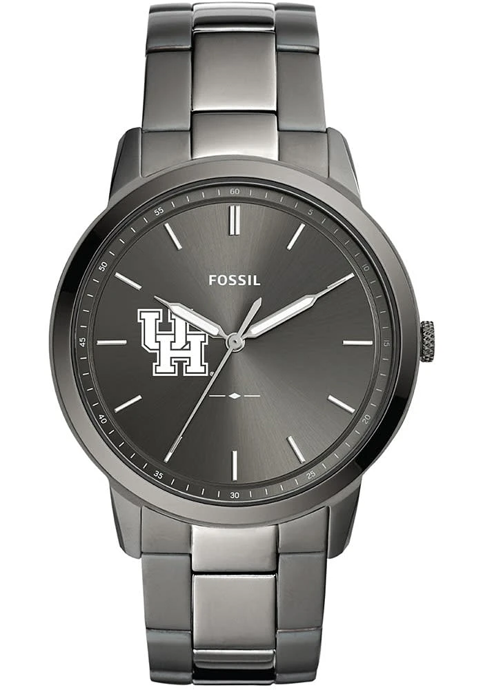 Fossil Houston Cougars Minimalist Stainless Steel Mens Watch