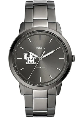 Fossil Houston Cougars Minimalist Stainless Steel Mens Watch