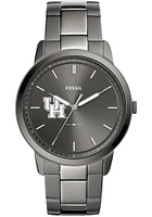 Fossil Houston Cougars Minimalist Stainless Steel Mens Watch