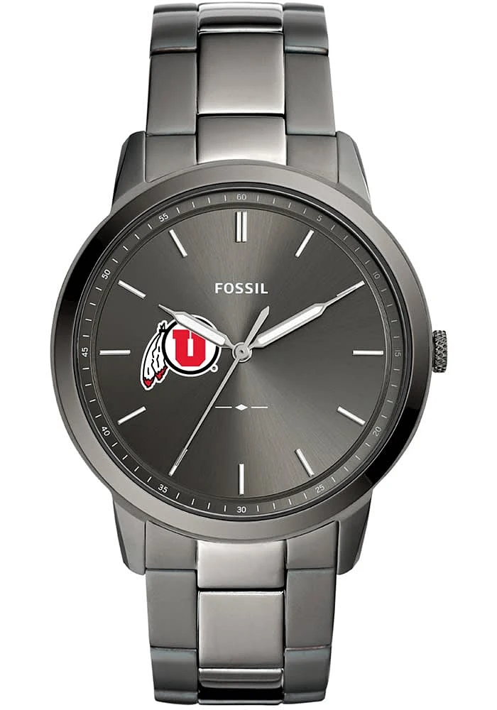 Fossil Utah Utes Minimalist Stainless Steel Mens Watch