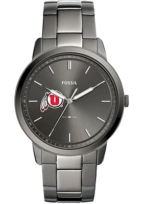 Fossil Utah Utes Minimalist Stainless Steel Mens Watch