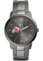 Fossil Utah Utes Minimalist Stainless Steel Mens Watch
