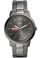 Fossil Mississippi State Bulldogs Minimalist Stainless Steel Mens Watch