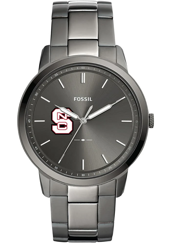 Fossil NC State Wolfpack Minimalist Stainless Steel Mens Watch