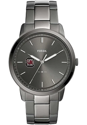Fossil South Carolina Gamecocks Minimalist Stainless Steel Mens Watch