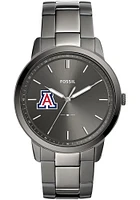 Fossil Arizona Wildcats Minimalist Stainless Steel Mens Watch