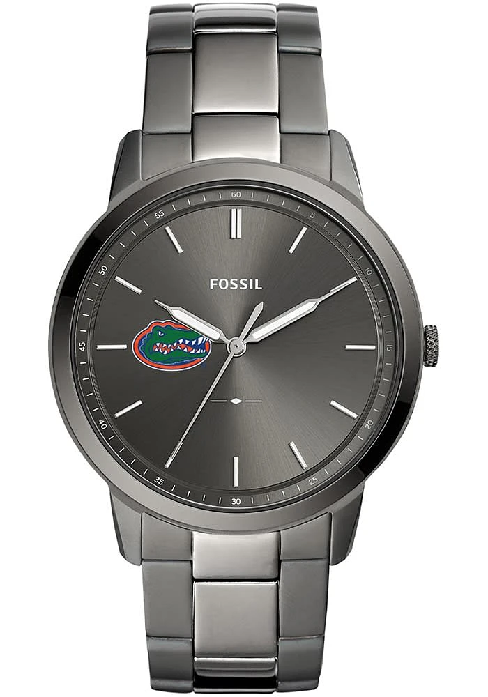 Fossil Florida Gators Minimalist Stainless Steel Mens Watch
