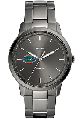 Fossil Florida Gators Minimalist Stainless Steel Mens Watch