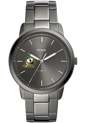 Fossil Oregon Ducks Minimalist Stainless Steel Mens Watch