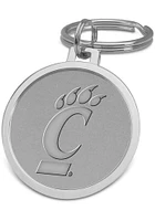 Cincinnati Bearcats Silver Medallion Keychain