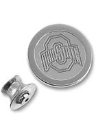 Ohio State Buckeyes Silver Lapel Mens Tie Tack