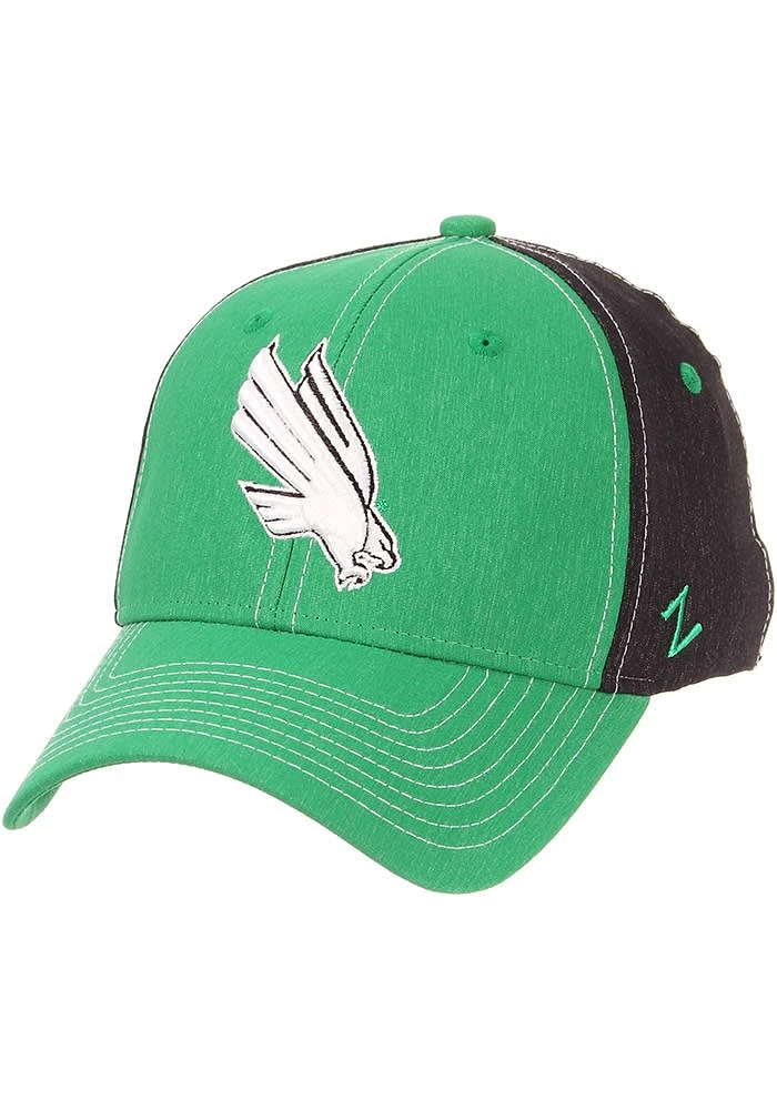 North Texas Mean Green Mens Green Clash Flex Hat