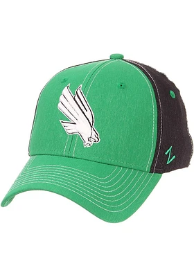 North Texas Mean Green Mens Green Clash Flex Hat
