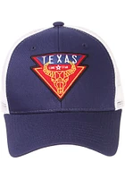 Texas Geometric Bull Big Rig Adjustable Hat - Blue