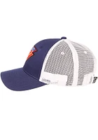 Texas Geometric Bull Big Rig Adjustable Hat - Blue