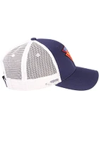 Texas Geometric Bull Big Rig Adjustable Hat - Blue