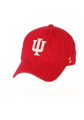 Indiana Hoosiers Scholarship Design Adjustable Hat - Red