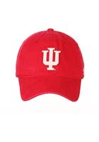 Indiana Hoosiers Scholarship Design Adjustable Hat - Red