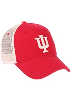 Indiana Hoosiers University Meshback Adjustable Hat - Red