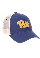 Pitt Panthers University Meshback Adjustable Hat - Blue