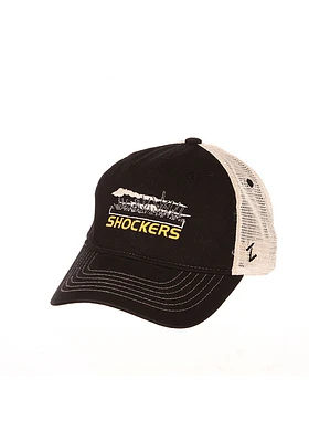 Wichita State Shockers Destination Meshback Adjustable Hat - Black