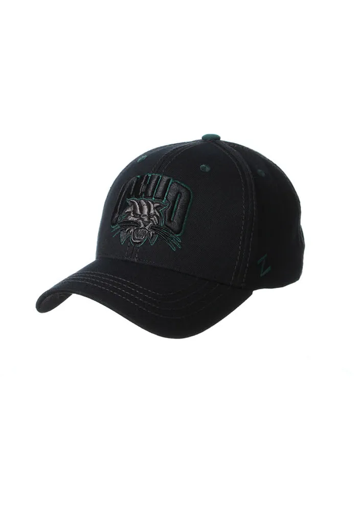 Ohio Bobcats Mens Black Element Flex Hat