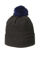 Washburn Ichabods Charcoal Cuff Pom Mens Knit Hat