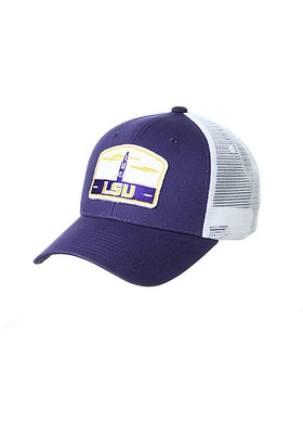 LSU Tigers Tempe TC Meshback Adjustable Hat - Purple