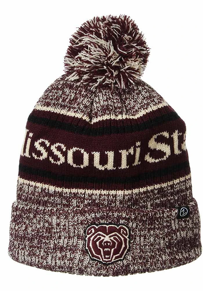 Missouri State Bears Navy Blue Springfield Cuff Pom Mens Knit Hat