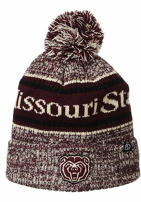 Missouri State Bears Navy Blue Springfield Cuff Pom Mens Knit Hat
