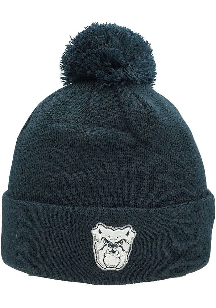 Butler Bulldogs Navy Blue Pom Mens Knit Hat