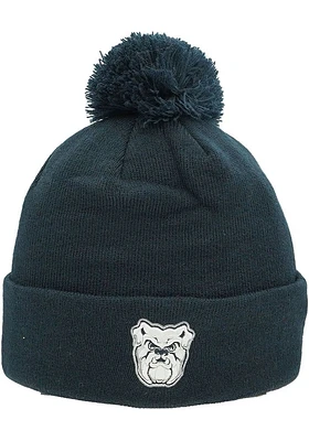 Butler Bulldogs Navy Blue Pom Mens Knit Hat
