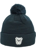 Butler Bulldogs Navy Blue Pom Mens Knit Hat