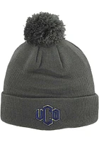 Central Oklahoma Bronchos Grey Pom Mens Knit Hat