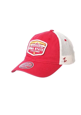 Iowa State Cyclones Outlook Meshback Adjustable Hat - Red