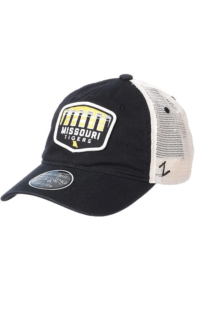 Missouri Tigers Outlook Meshback Adjustable Hat - Black