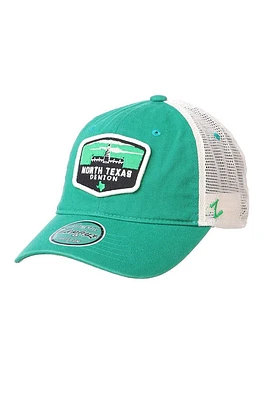 North Texas Mean Green Outlook Meshback Adjustable Hat - Green
