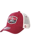 Temple Owls Outlook Meshback Adjustable Hat - Maroon
