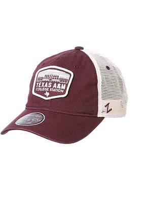 Texas A&M Aggies Outlook Meshback Adjustable Hat - Maroon