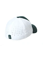 Michigan State Spartans Mens Green 2T Tampa Flex Hat