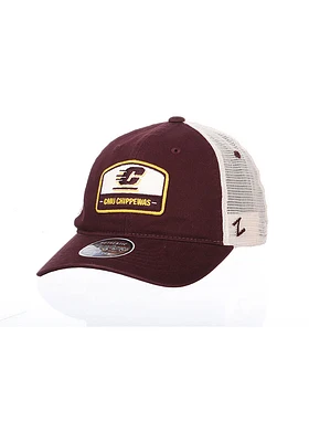 Central Michigan Chippewas Prom Meshback Adjustable Hat - Maroon