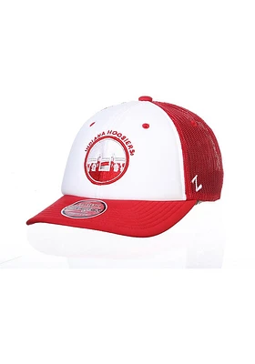 Indiana Hoosiers Fan Focus Dakota Adjustable Hat - White
